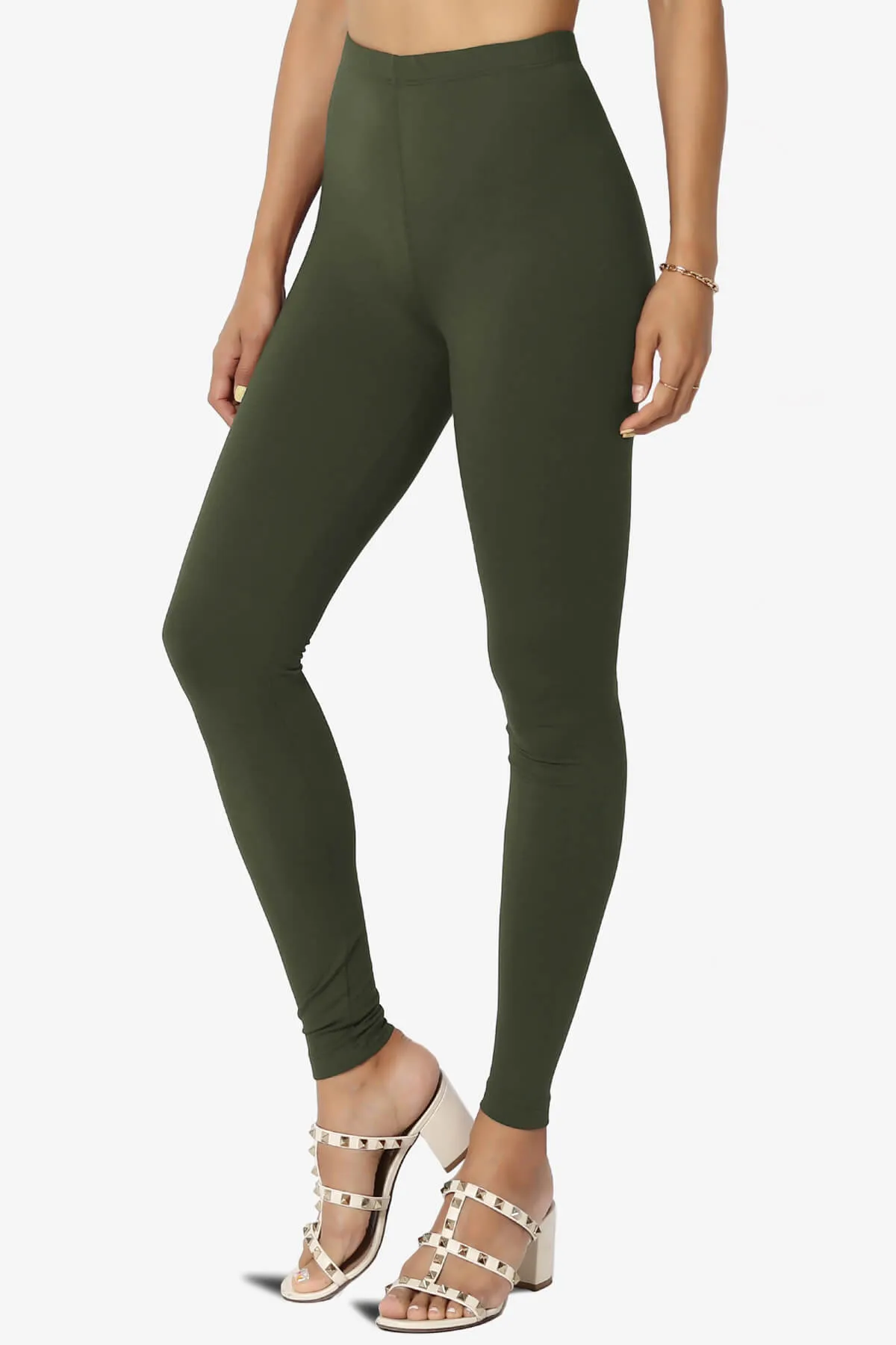 Loreen High Rise Microfiber Ankle Leggings PLUS