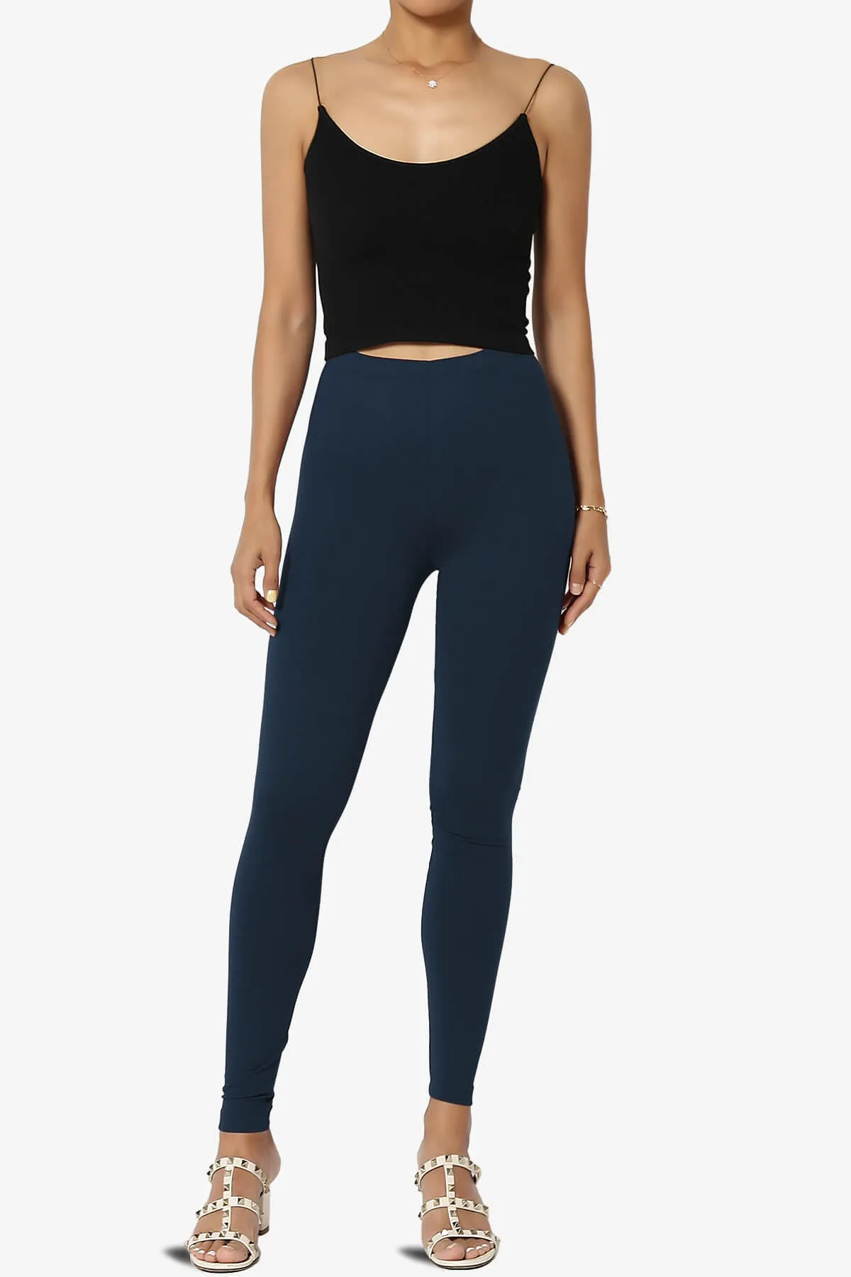 Loreen High Rise Microfiber Ankle Leggings PLUS
