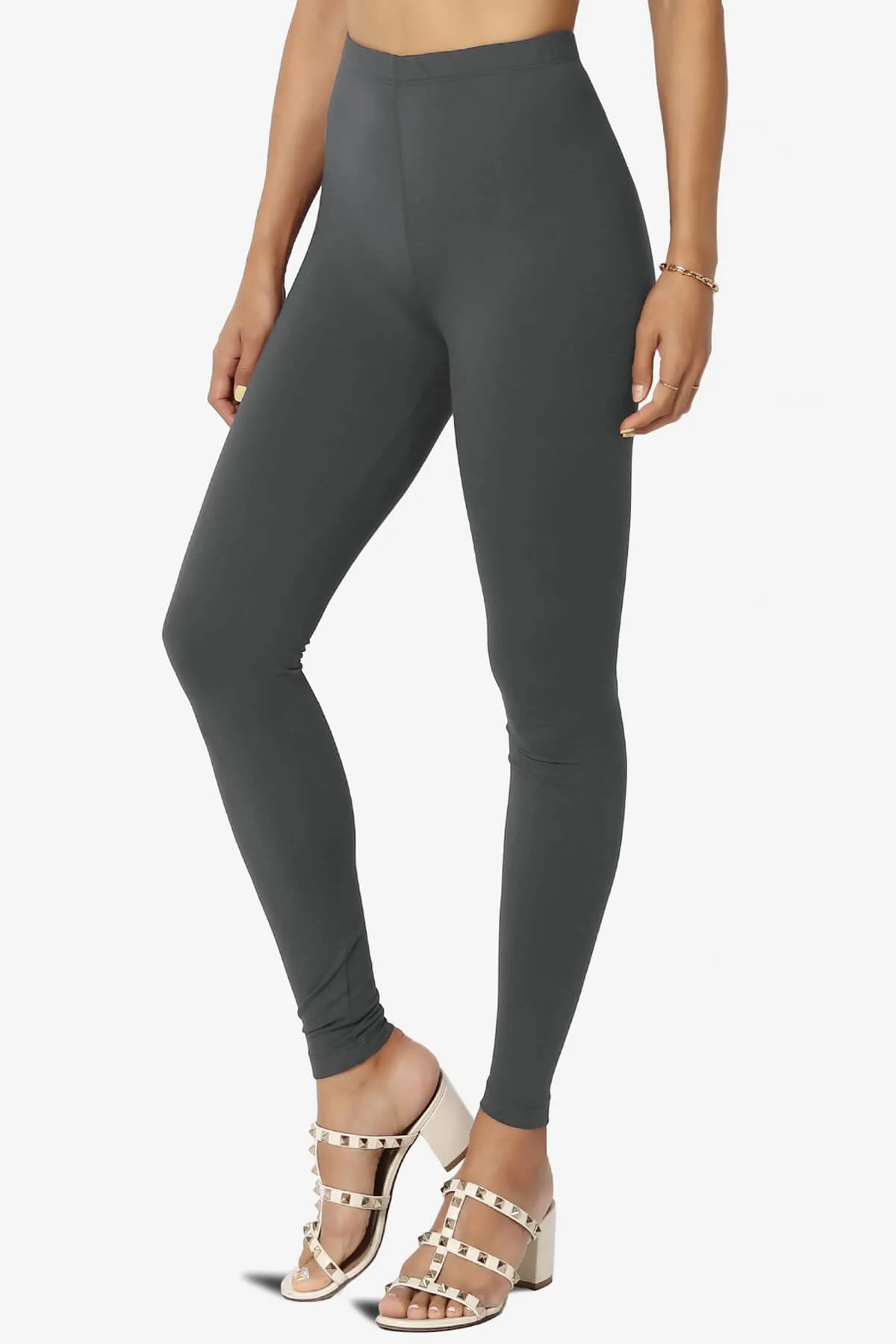 Loreen High Rise Microfiber Ankle Leggings PLUS