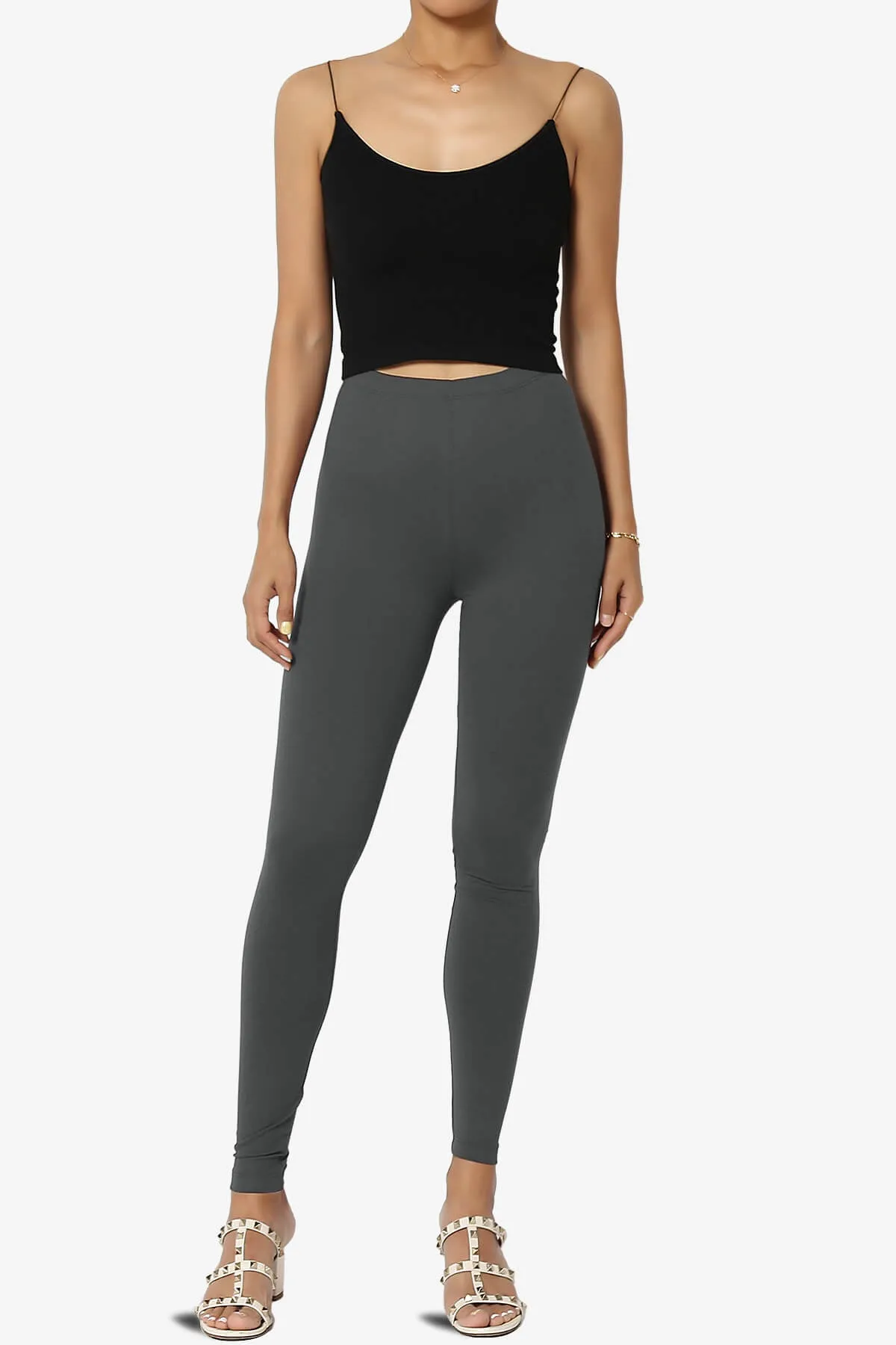 Loreen High Rise Microfiber Ankle Leggings PLUS
