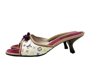 Louis Vuitton Multicolor Monogram Kitten Heels