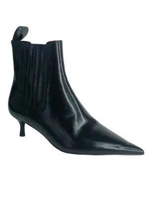 Marc Cain Black Leather Ankle Boots UK 4 EU 37