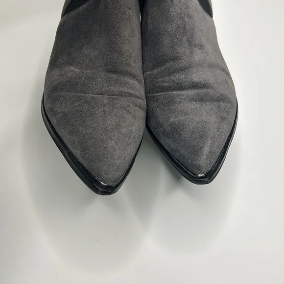 Marc Fisher Grey Suede Chelsea Boot Size 8.5