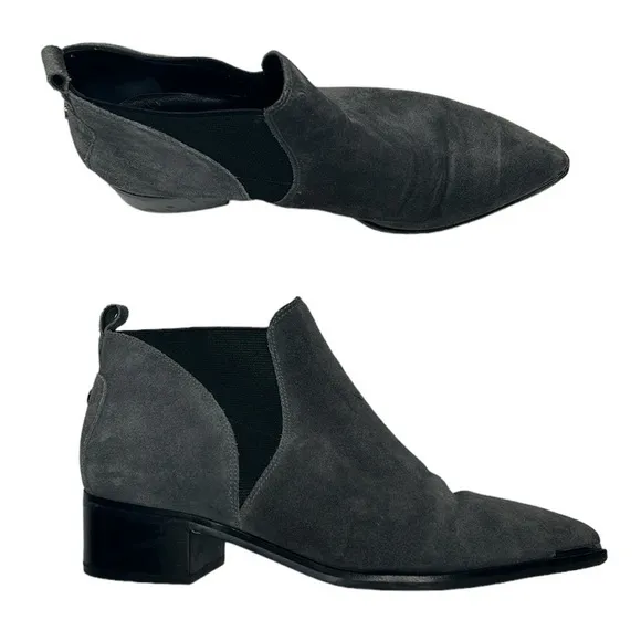 Marc Fisher Grey Suede Chelsea Boot Size 8.5
