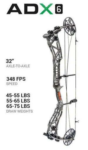 MARTIN ARCHERY ADX 6 COMPOUND BOW RH BLACK