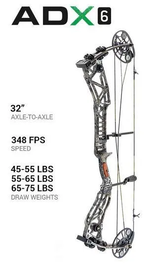MARTIN ARCHERY ADX 6 COMPOUND BOW RH BLACK