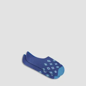 Medallion No-Show Socks