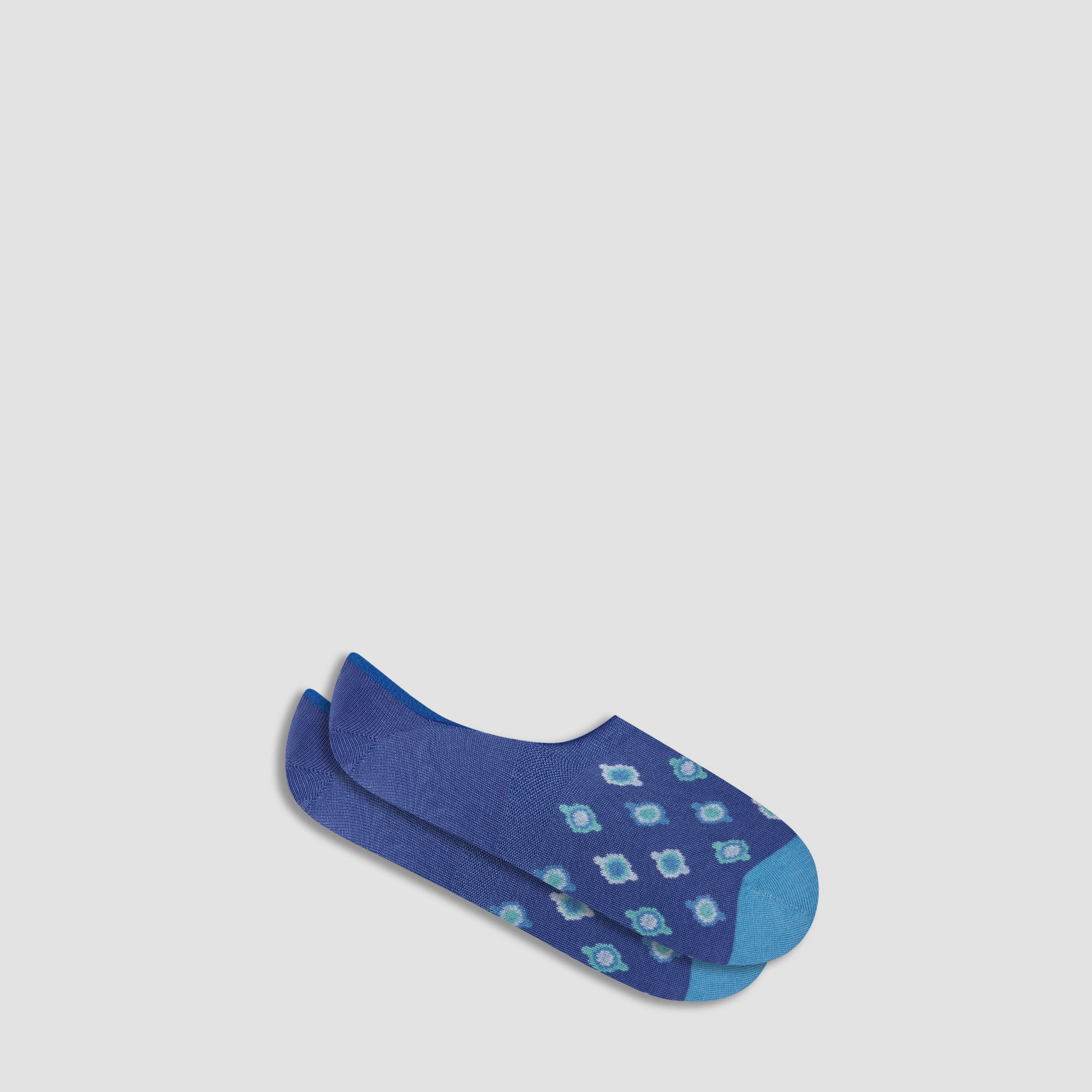 Medallion No-Show Socks