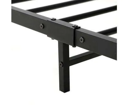 Metal Bed Frame Mattress Base Platform Foundation Black Dane