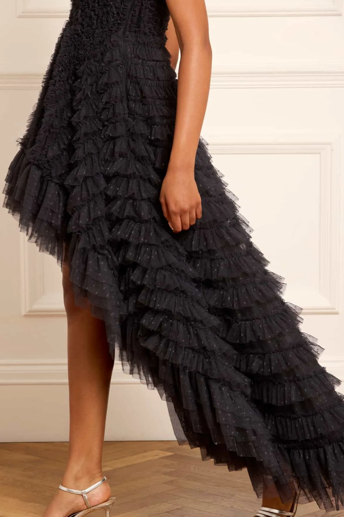 Mia Strapless High-Low Gown