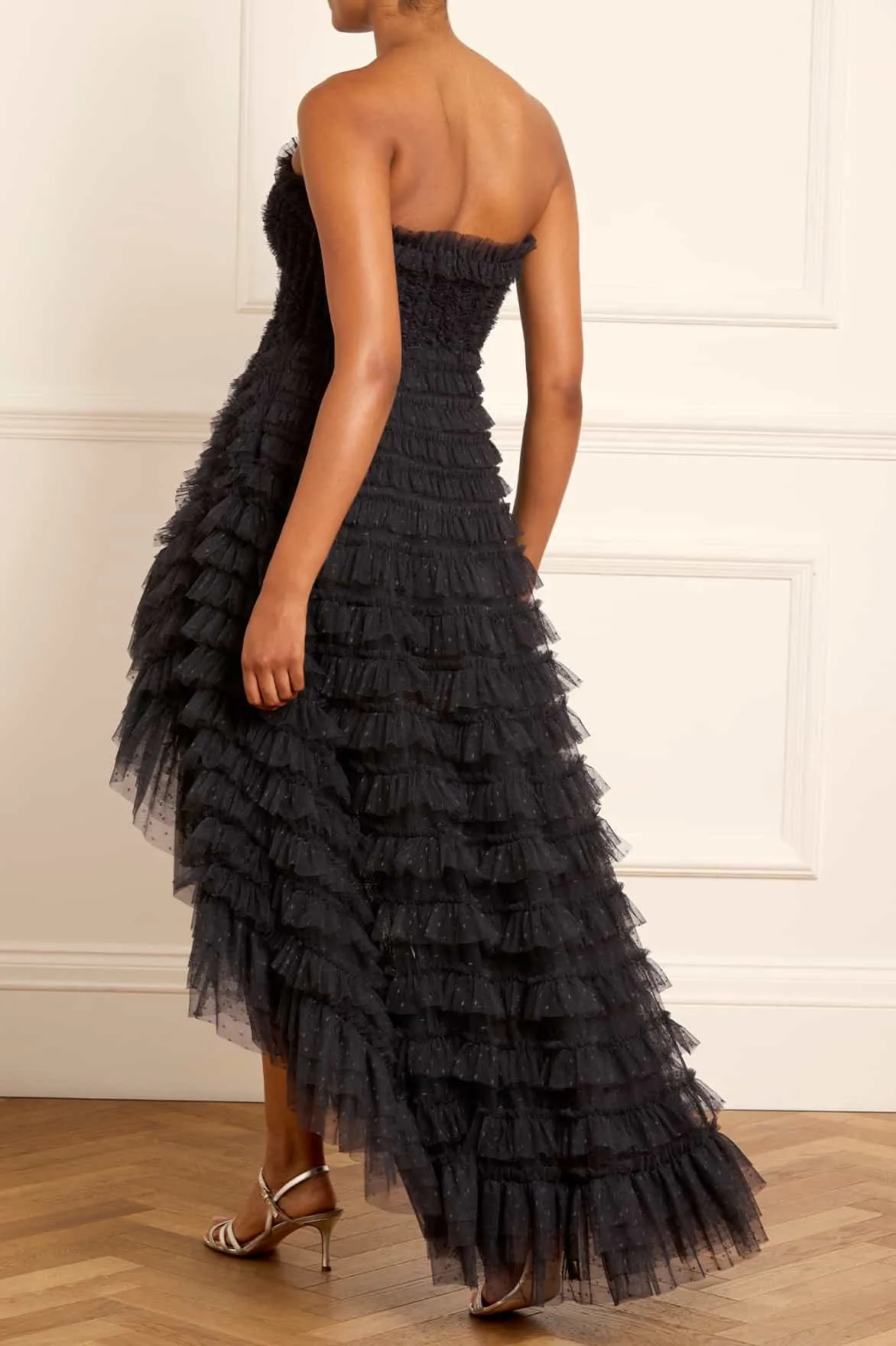 Mia Strapless High-Low Gown
