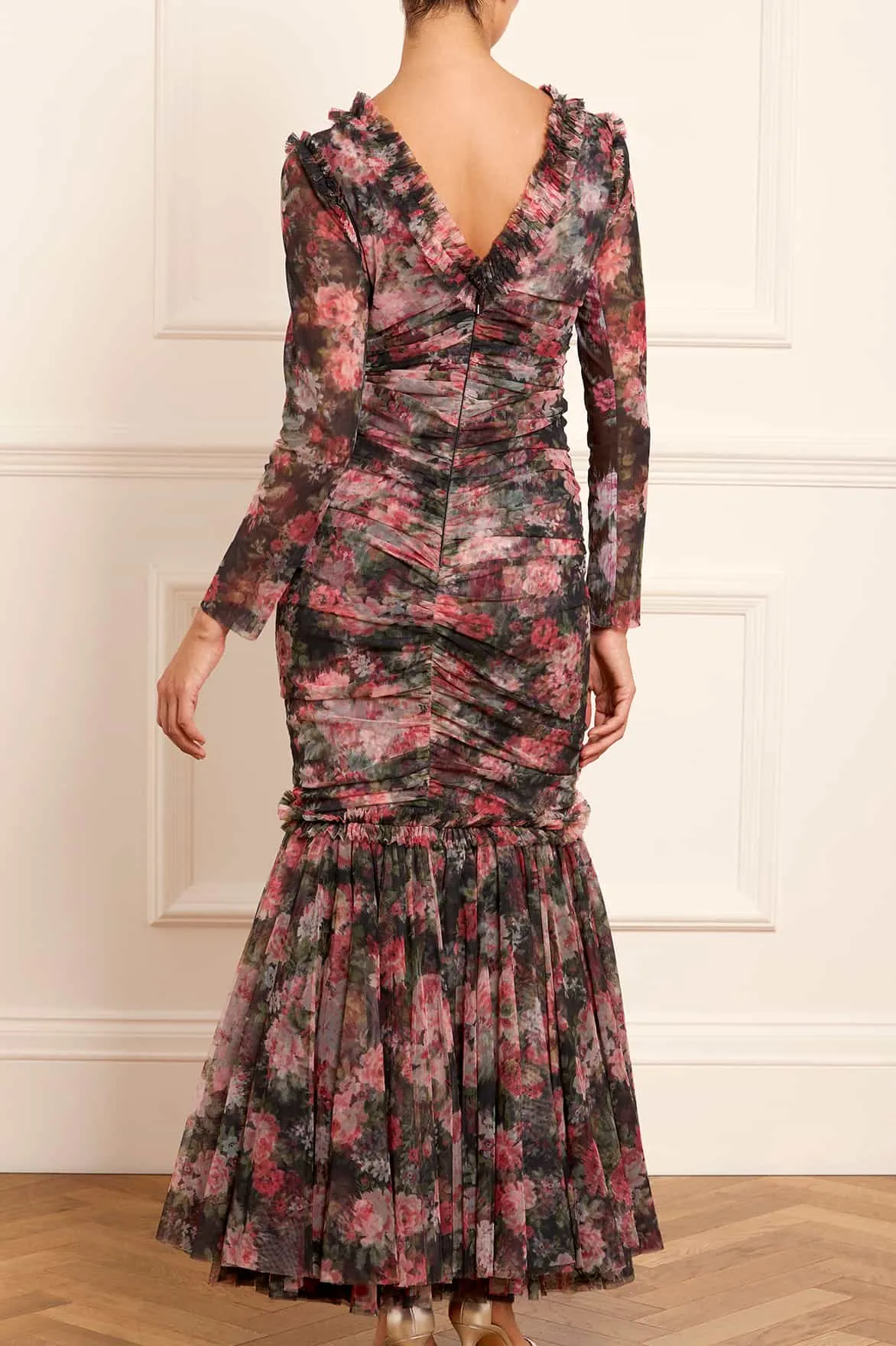 Midnight Dance Long Sleeve Ankle Gown