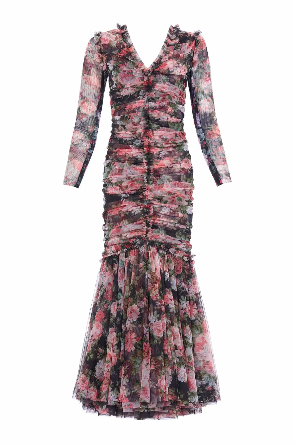 Midnight Dance Long Sleeve Ankle Gown