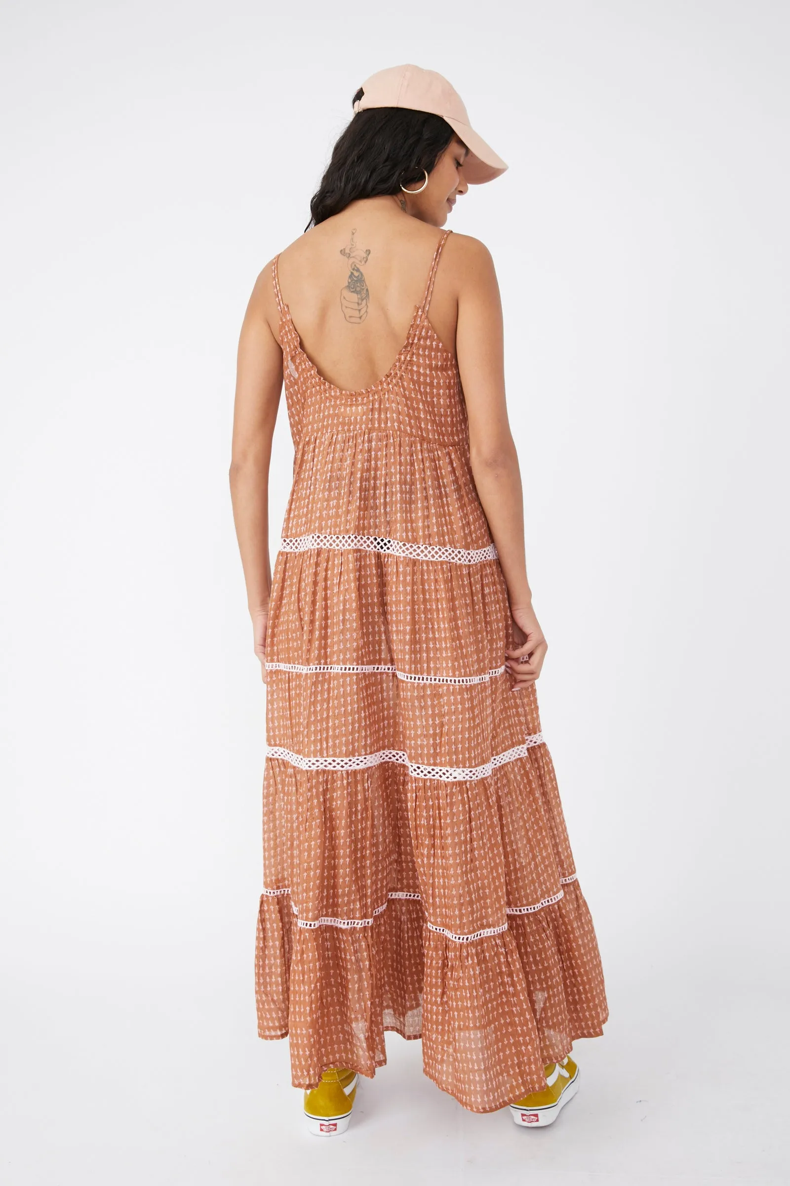 MIDNIGHT DANCE PRINTED MAXI DRESS