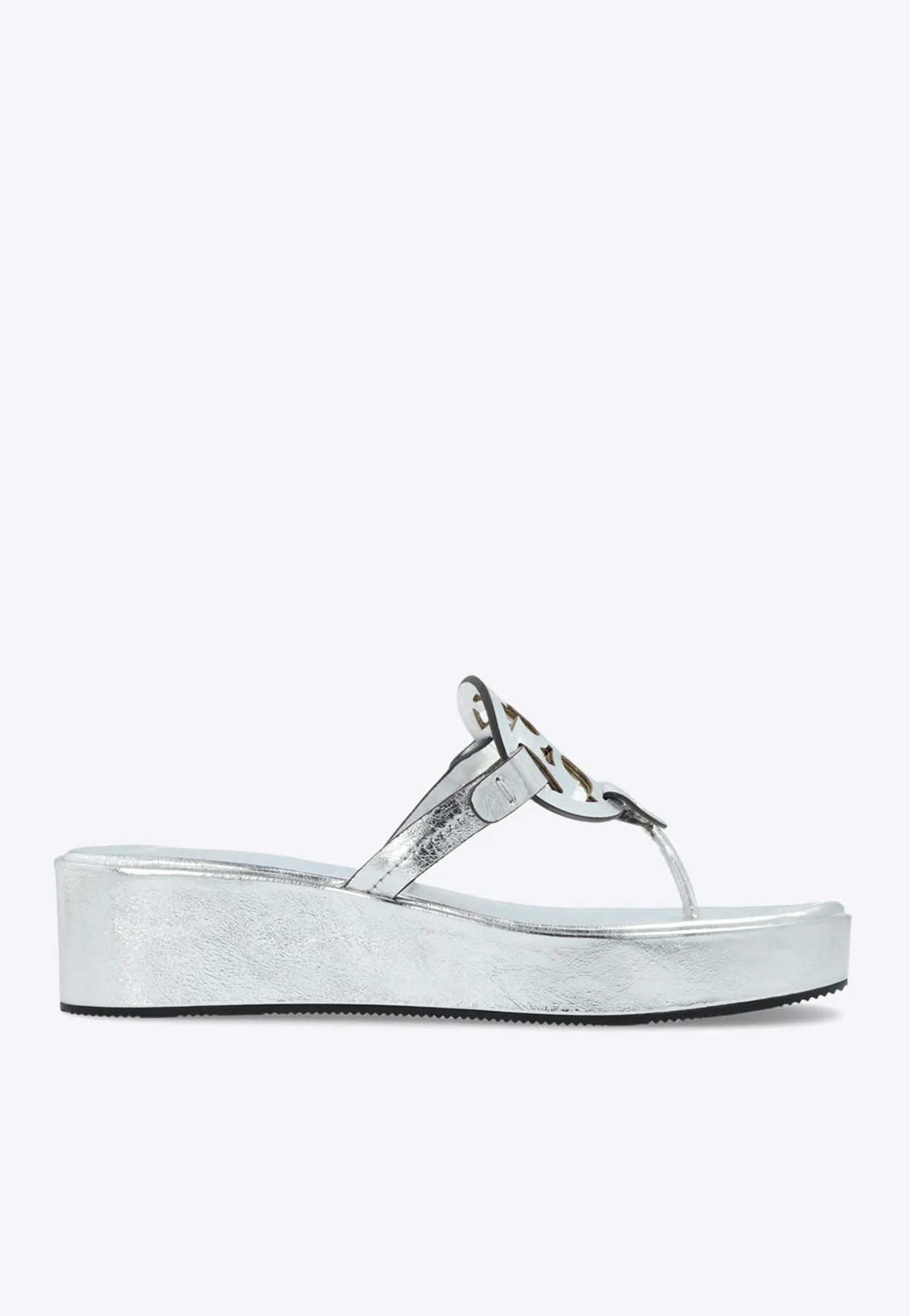 Miller Metallic Flatform Sandals