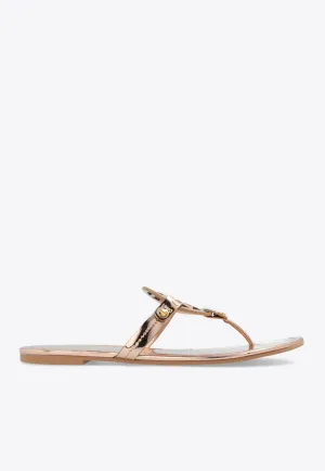 Miller Metallic Thong Sandals