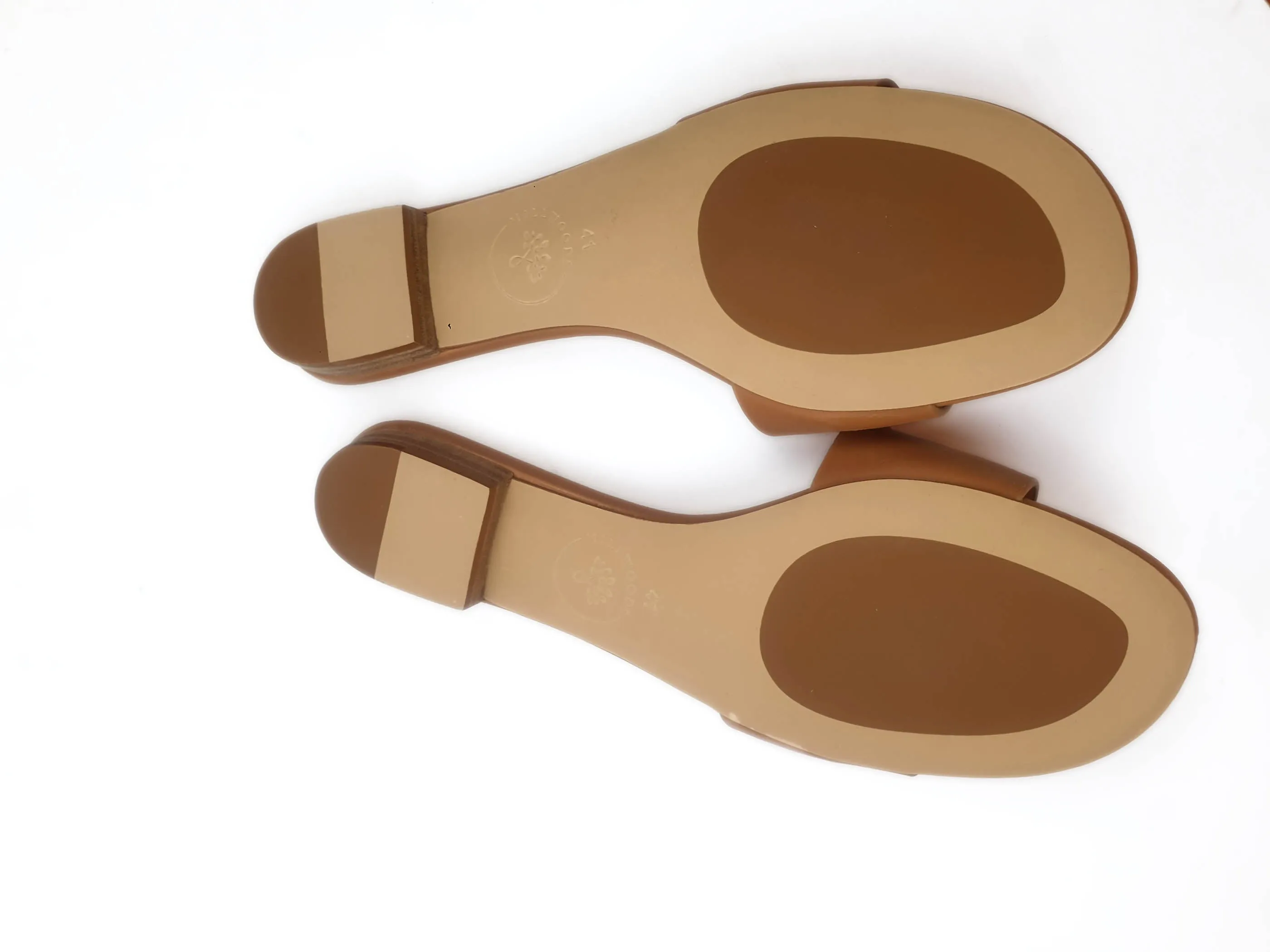 Millwoods brown slides size 41 (unworn, as new)