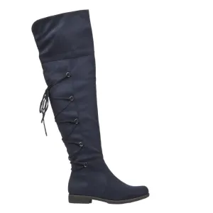 Miss Black knee length Boots