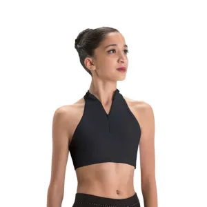 Motionwear 3045 Halter Zip Bra for Dancers - Women's Medium