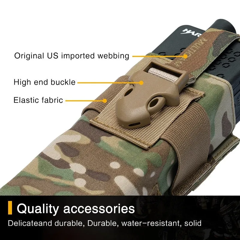 Multicam Airsoft Outdoor Radio Pouch