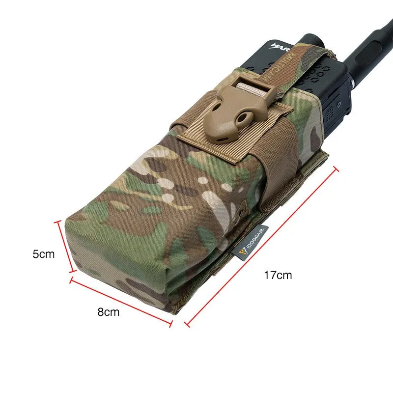 Multicam Airsoft Outdoor Radio Pouch