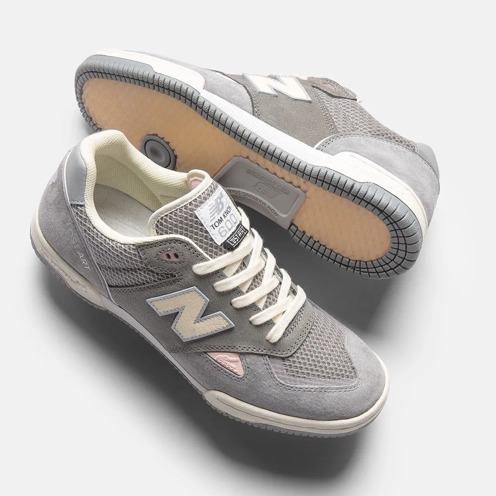 New Balance Numeric X  Lost Art 'Tom Knox 600' Skate Shoes (Grey / Grey)
