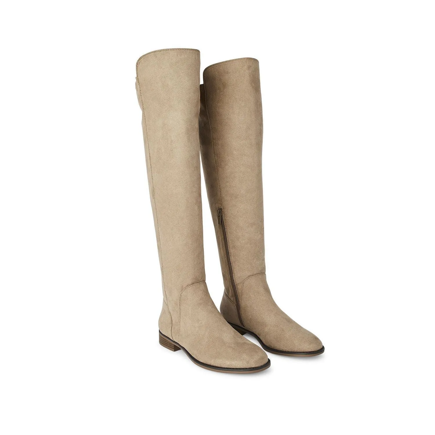 New George Women's Cate Knee-High Boots in Taupe, Sz 6