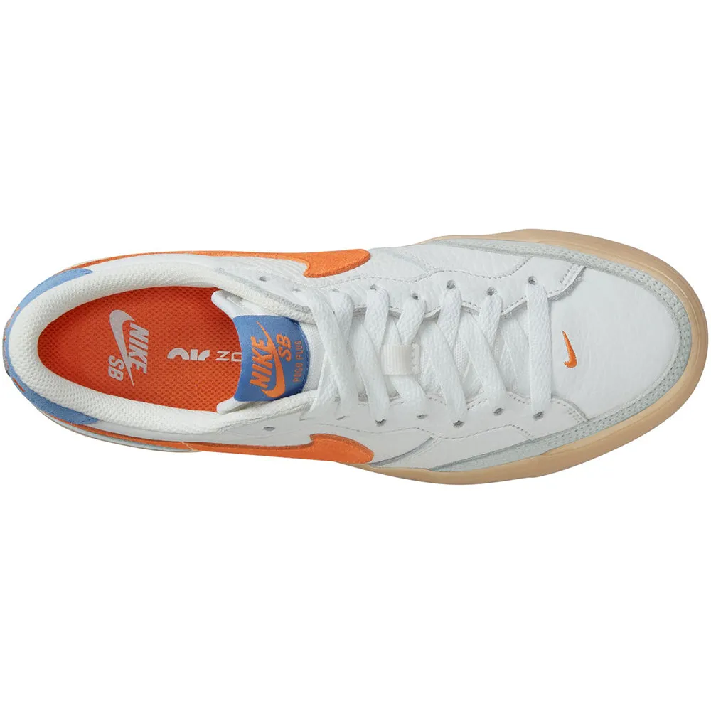 Nike SB Pogo Plus Premium Shoes Summit White/Bright Mandarin