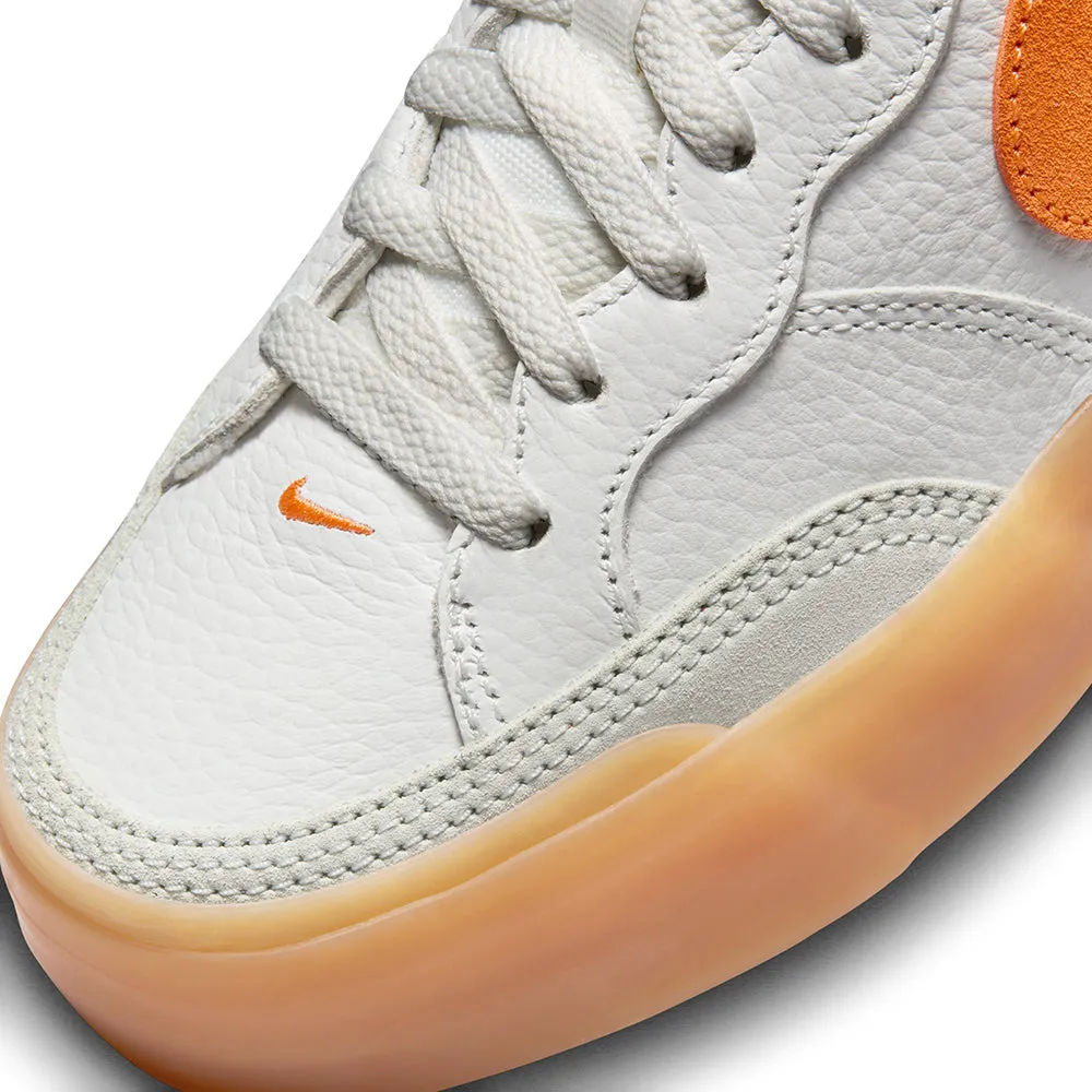 Nike SB Pogo Plus Premium Shoes Summit White/Bright Mandarin