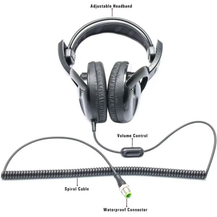 Nokta Koss headphones with Waterproof Connector