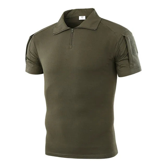 Outdoor Camouflage  Militar POLO Shirt US Army Jungle Desert Airforce B