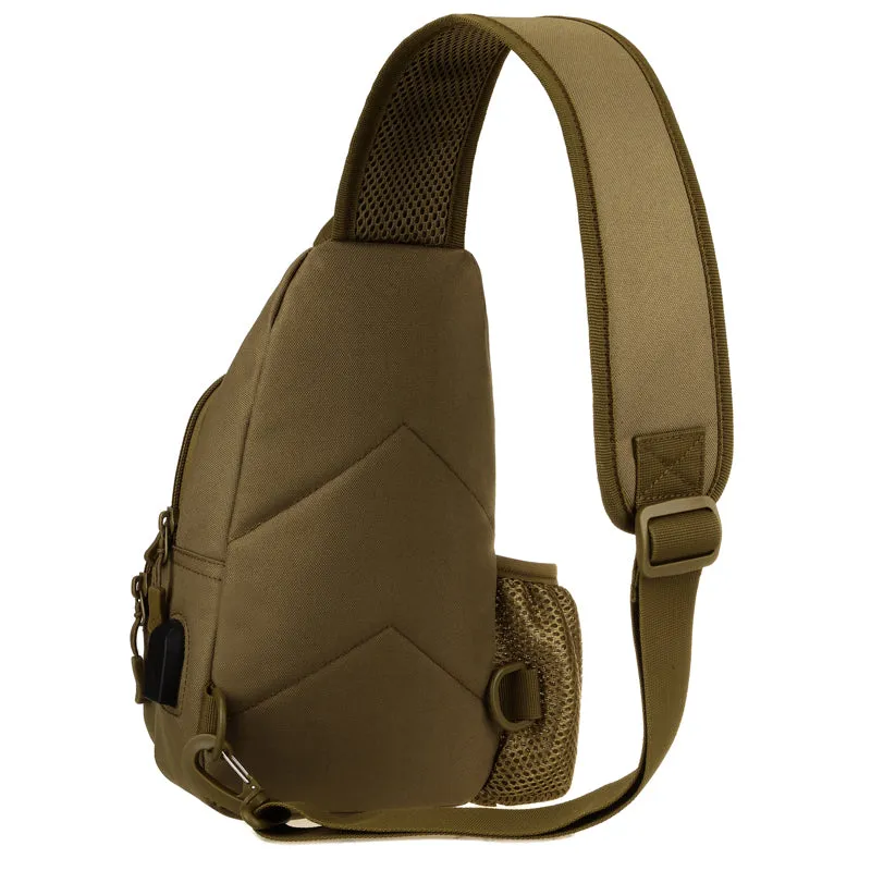 Outdoor Hunting Fishing Military Shoulder Bag with USB