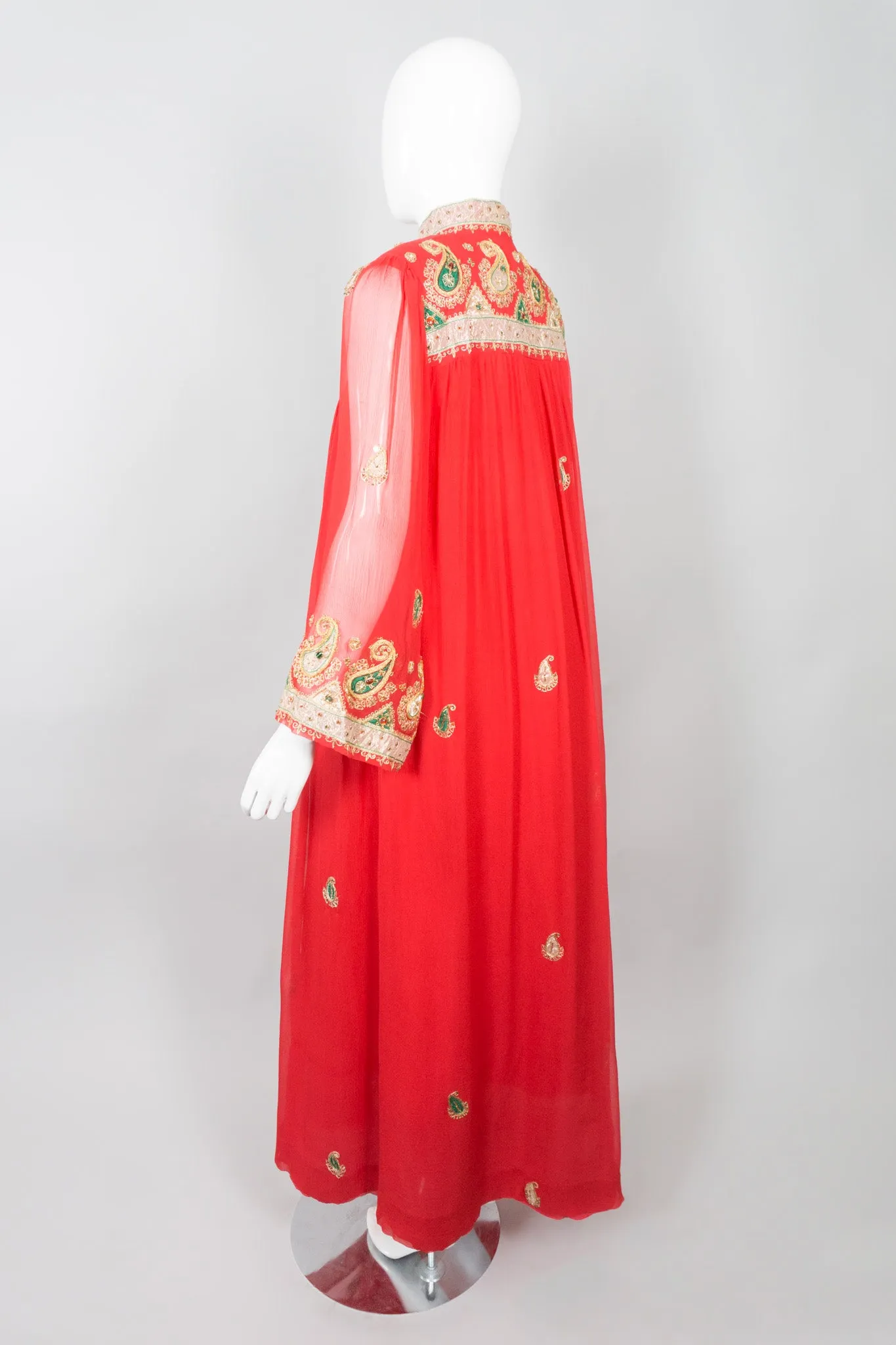Paisley Embellished Kaftan