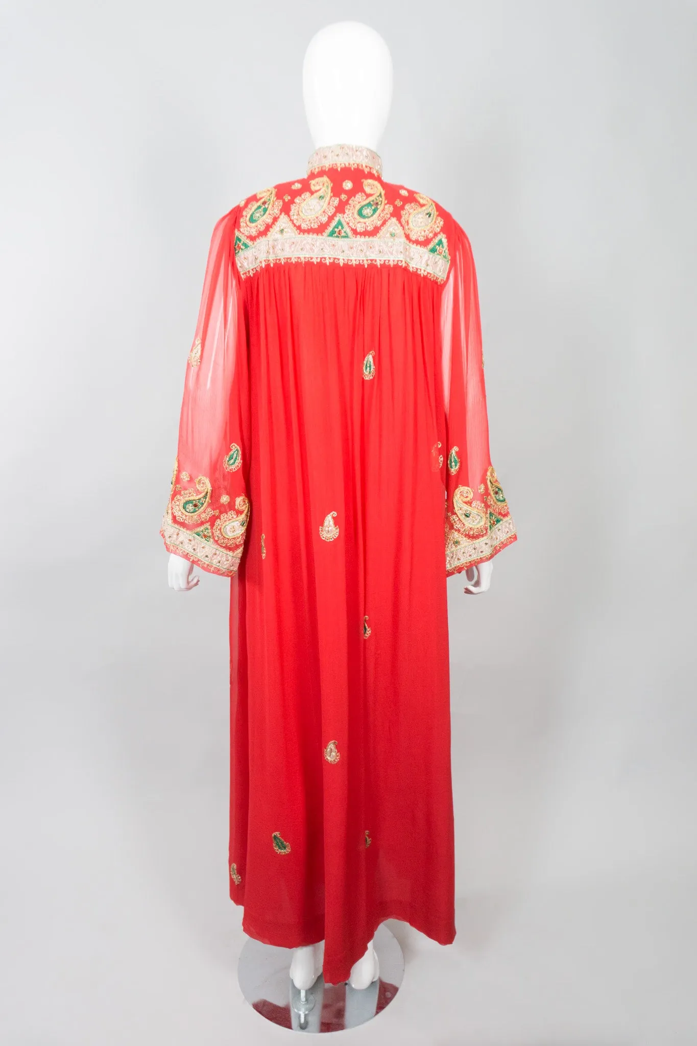 Paisley Embellished Kaftan