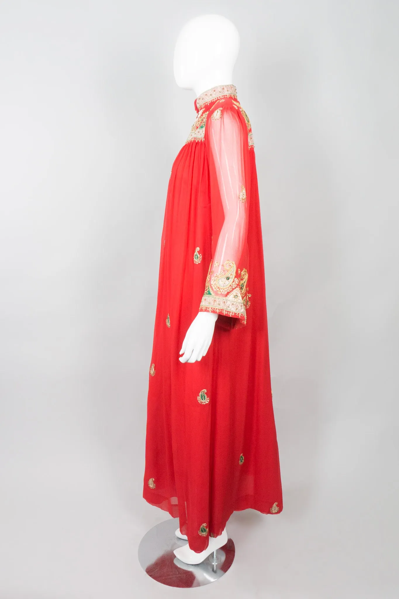 Paisley Embellished Kaftan