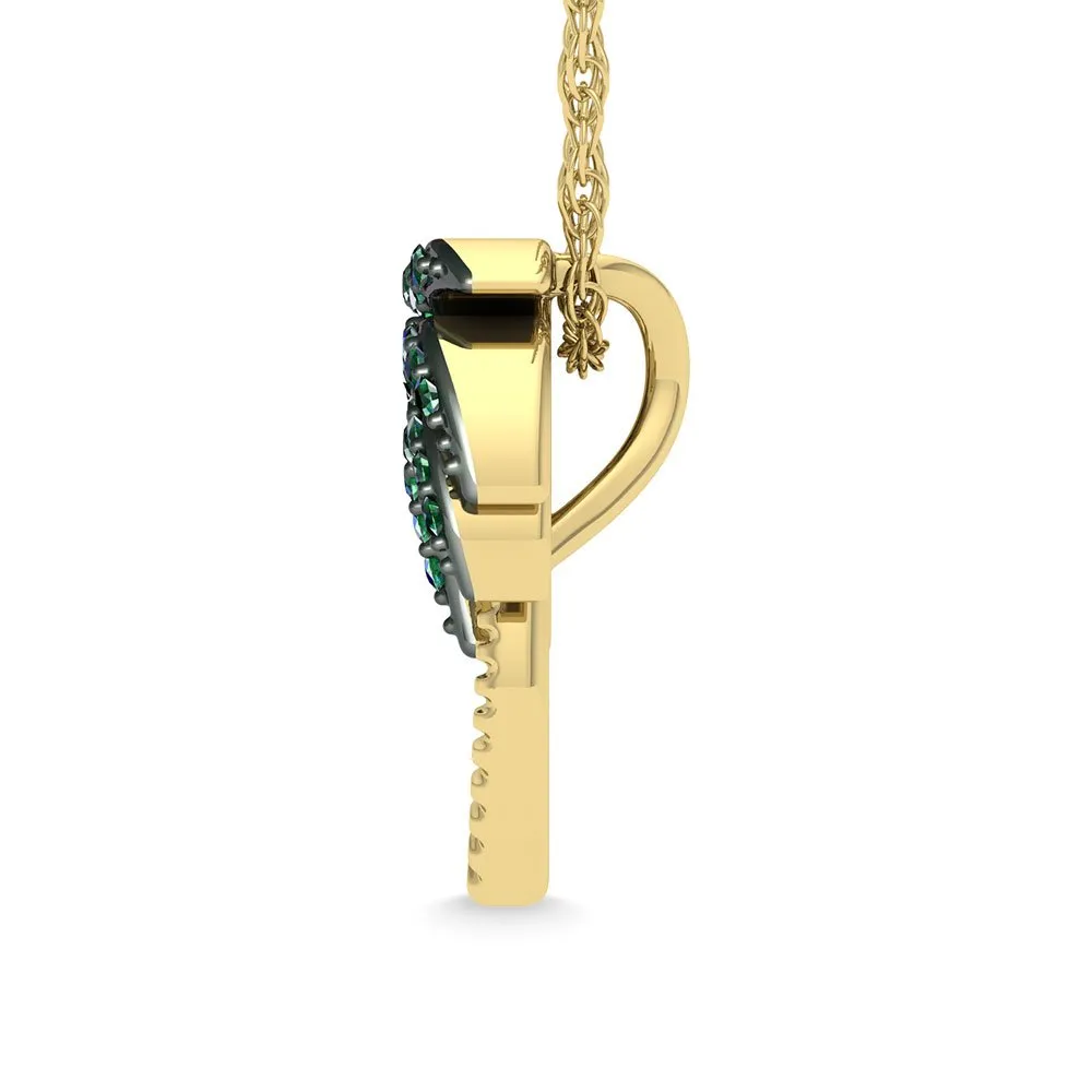 Palm Tree 10k Pendant