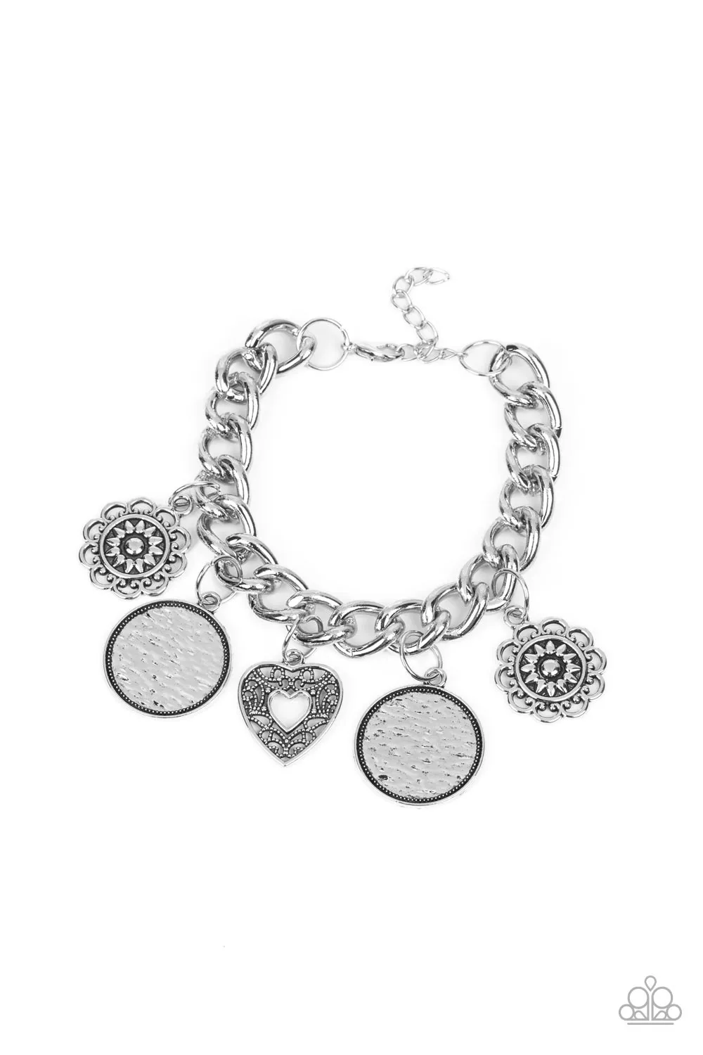 Paparazzi Complete CHARM-ony - Silver Charm Bracelet