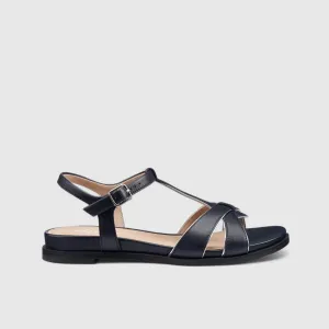 Pienza  Comfort Leather Sandal Navy