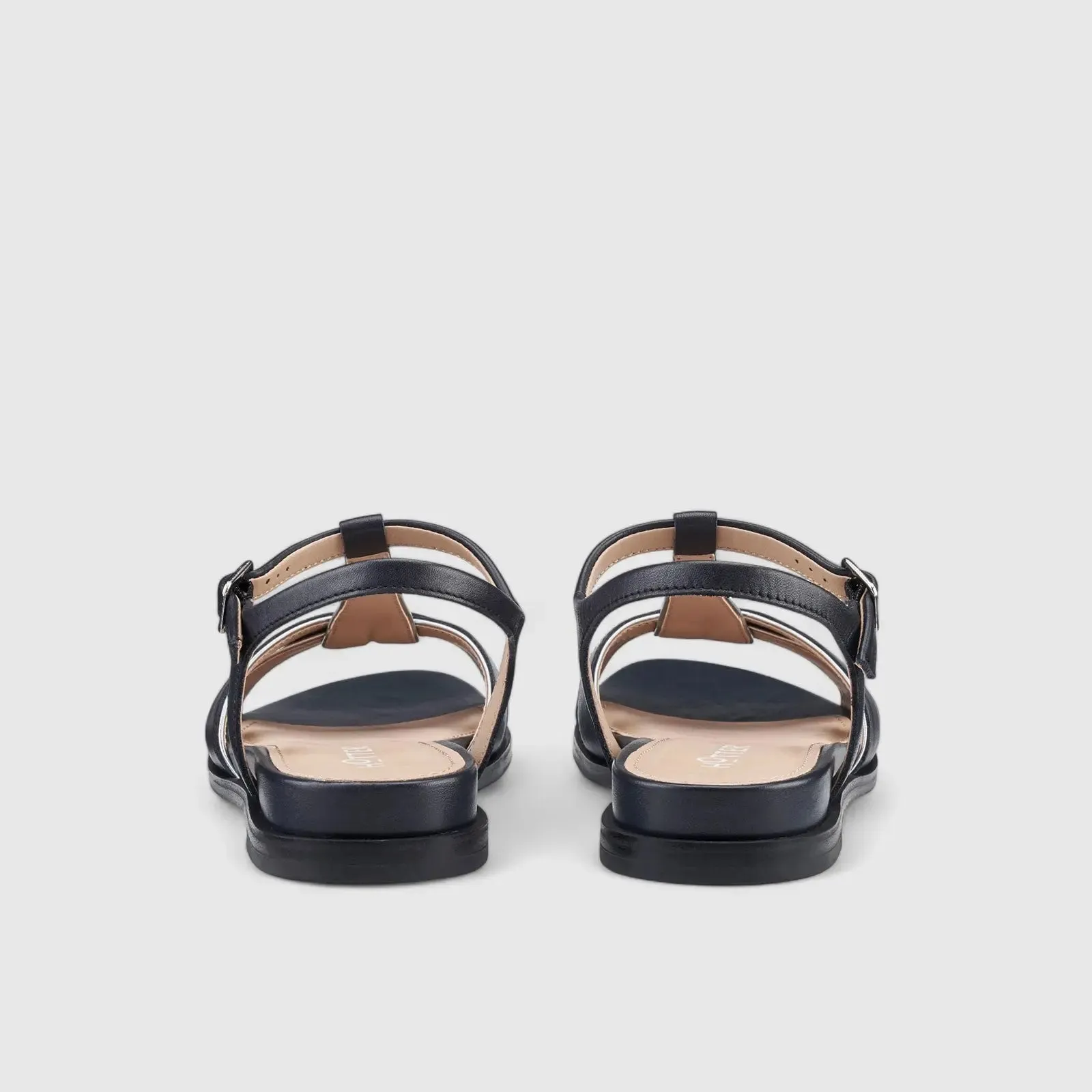 Pienza  Comfort Leather Sandal Navy