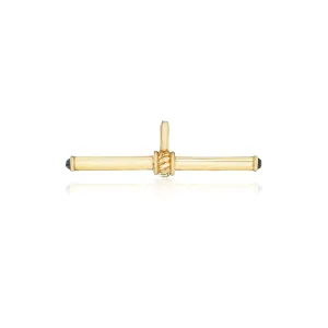 Plain Gold T-Bar Pendant