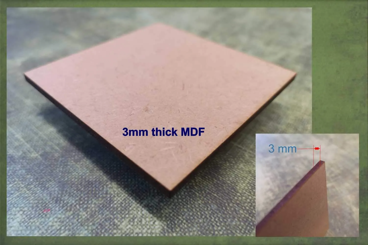 Platform shoe - wooden craft blank - 3mm MDF