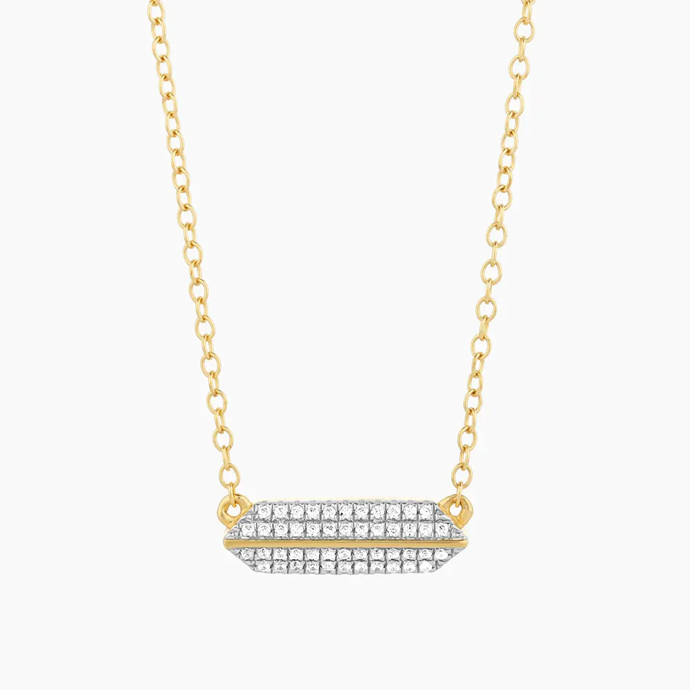 Pointed Bar Necklace