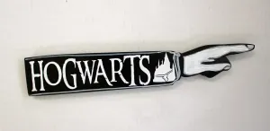 Potter Collection - wooden pointy finger signs