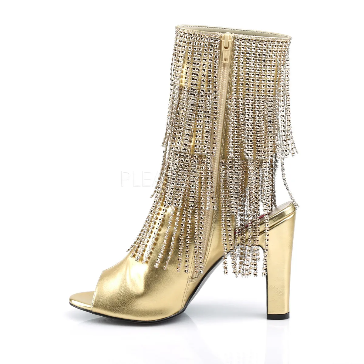 QUEEN-100  Gold Metallic Pu