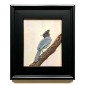 "Harbinger" Bird Embellished Canvas Print