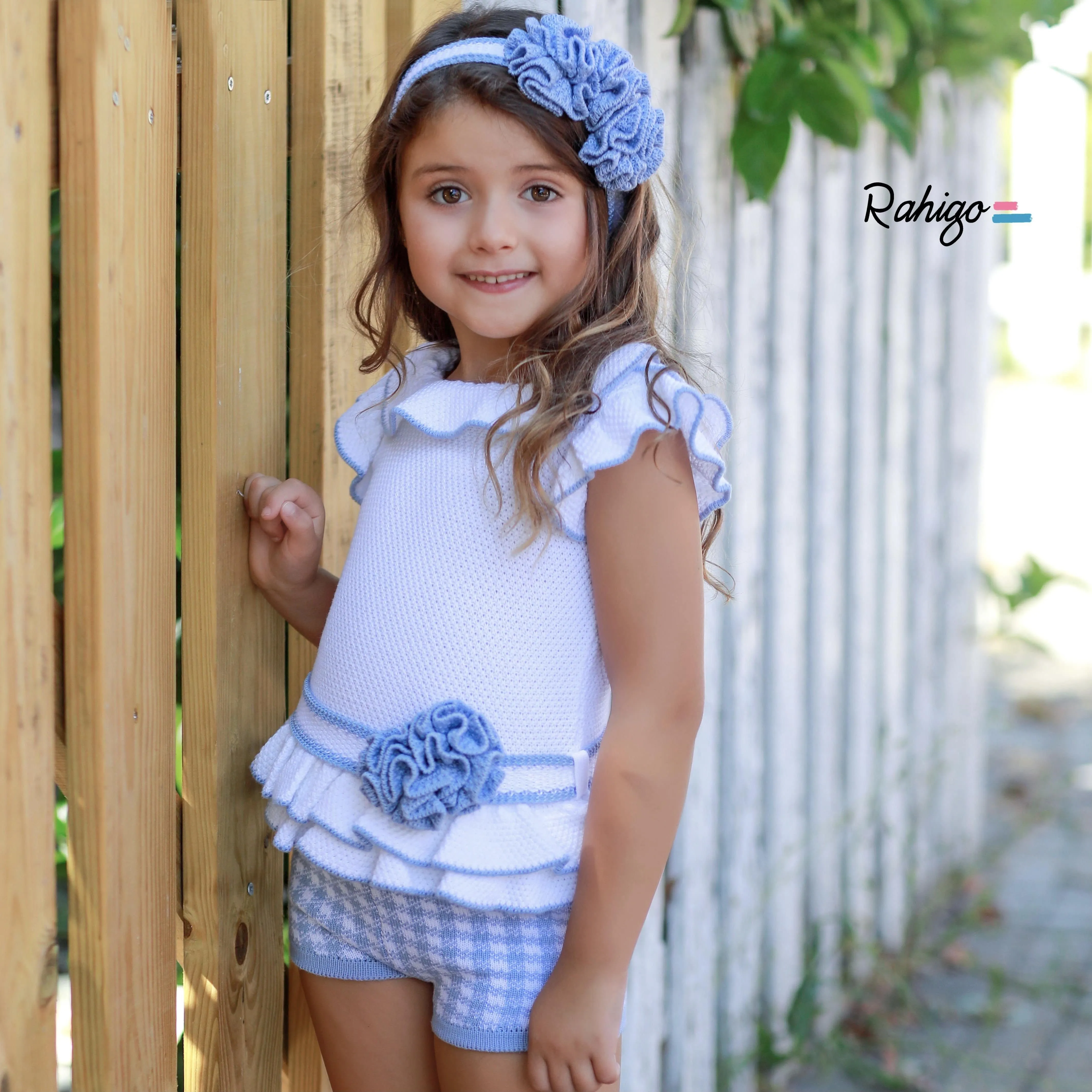 RAHIGO - Three Piece Short Set - Blue