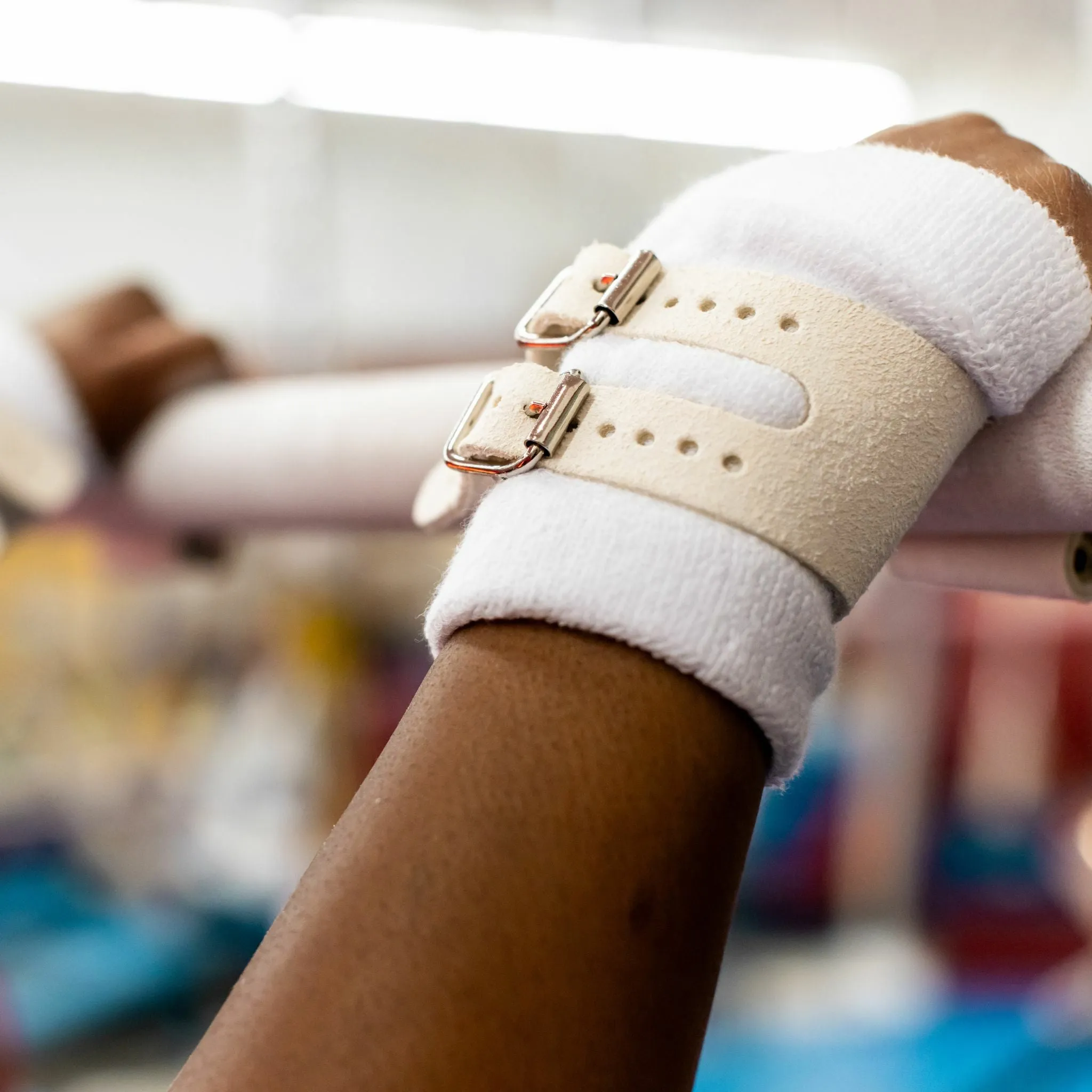 Reisport® Women's Uneven Bar Grips - Double Buckle