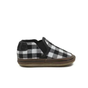 ROBEEZ - Liam Plaid Soft Soles Black