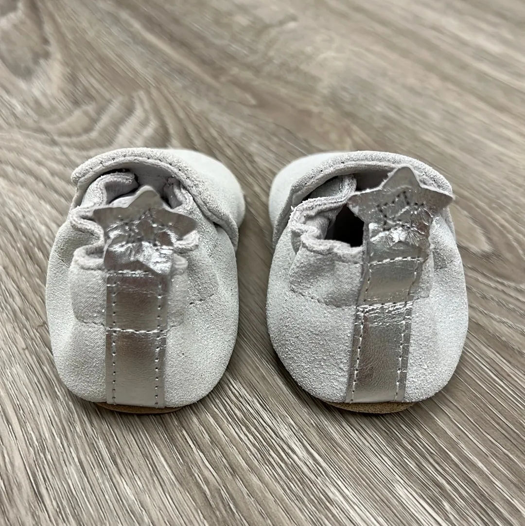 Robeez Pretty Pearl Soft Soles - Silver