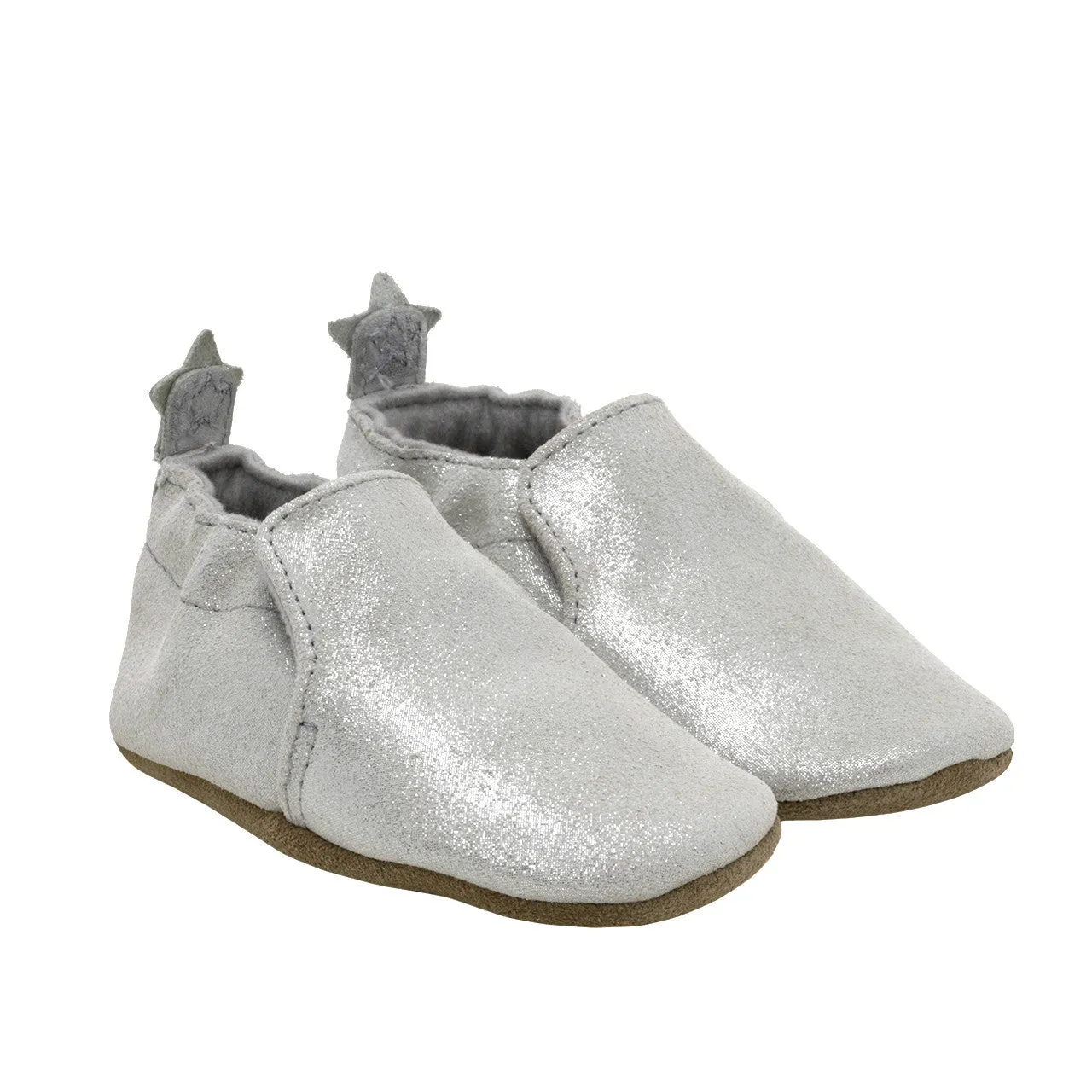 Robeez Pretty Pearl Soft Soles - Silver